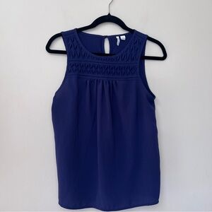 ELLE Blue Sleeveless Blouse